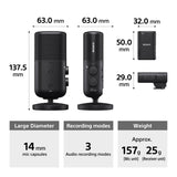 Sony ECM-S1 Micrófono inalámbrico para Streaming