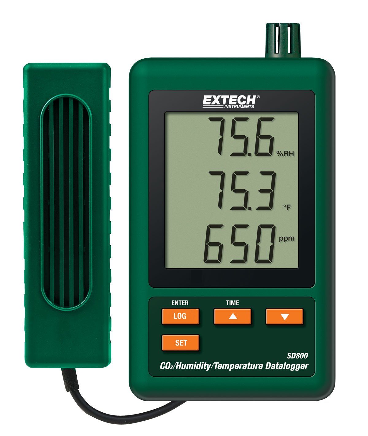 Extech SD800 CO2, registrador de datos de humedad y temperatura