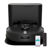 aeco VacuBot X5 Plus - Robot Aspirador y estación de aspiración, 5000 Pa de Potencia de succión/LDS navegación/120 m² de área de aspiración y Limpieza de 100 m²/duración de la batería de 160 min,