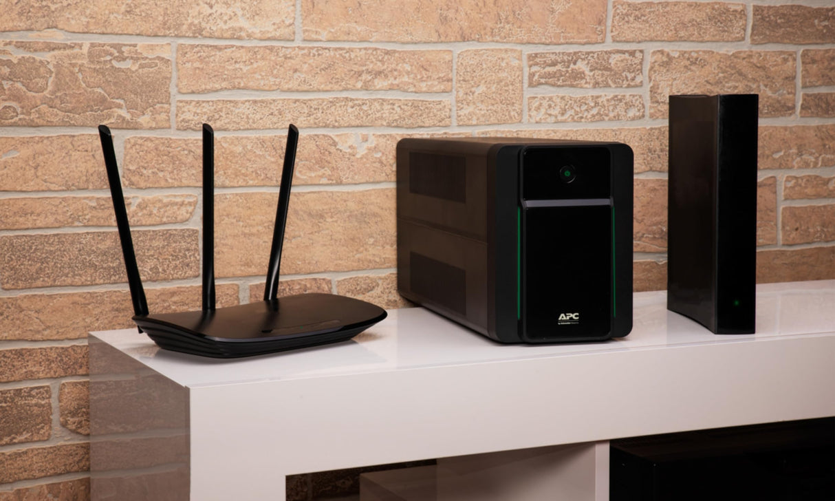 APC by Schneider Electric Back-UPS Bx - BX1200MI-GR - Sistema de Alimentación Ininterrumpida SAI 1200 VA, Batería de Respaldo con Tomas Schuko y protección contra subidas de tensión, AVR