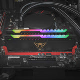 Patriot Memory Viper Steel DDR4 3200 32GB (1x32GB) CL18 Módulo LED RGB de Memoria Alto Rendimiento Gris