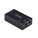 StarTech.com Adaptador Serie a Ethernet - Servidor LAN de Dispositivos Serie RS232 1 Puerto - PoE 802.3af - Carril DIN