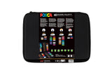 Uni-Ball 186840 - POSCA Marker Set, 40 rotuladores acrílicos en anchos de trazo PC-1MC, PC-3M, PC-5M, PC-8K