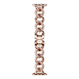 Swarovski Correa de cadena, Para Apple Watch® 40 mm y 41 mm, Tono oro rosa, Acabado tono oro rosa
