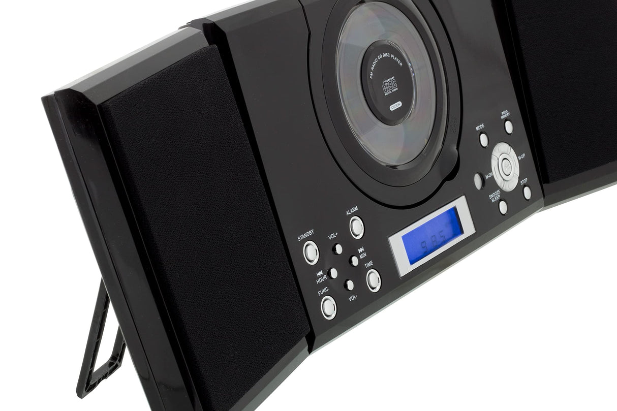 ROXX Sistema estéreo con Reproductor de CD, Radio, Conector para Auriculares y AUX MC201