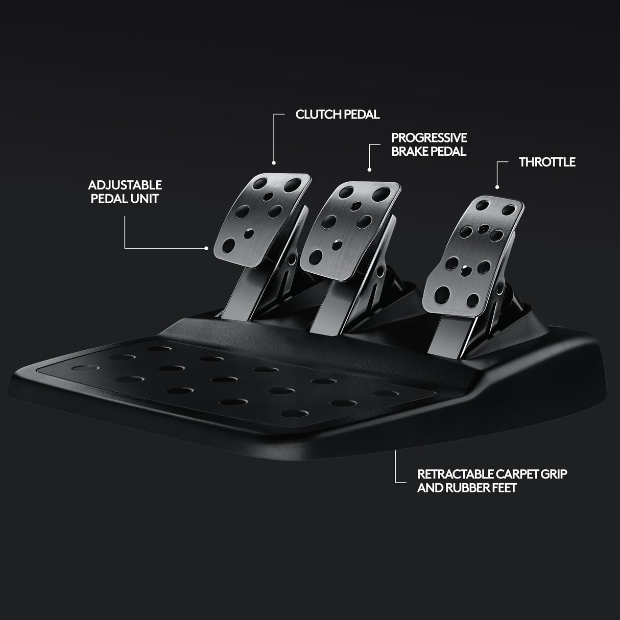 Logitech G G29 Driving Force Racing Wheel and Floor Pedals, Enchufe británico - Negro