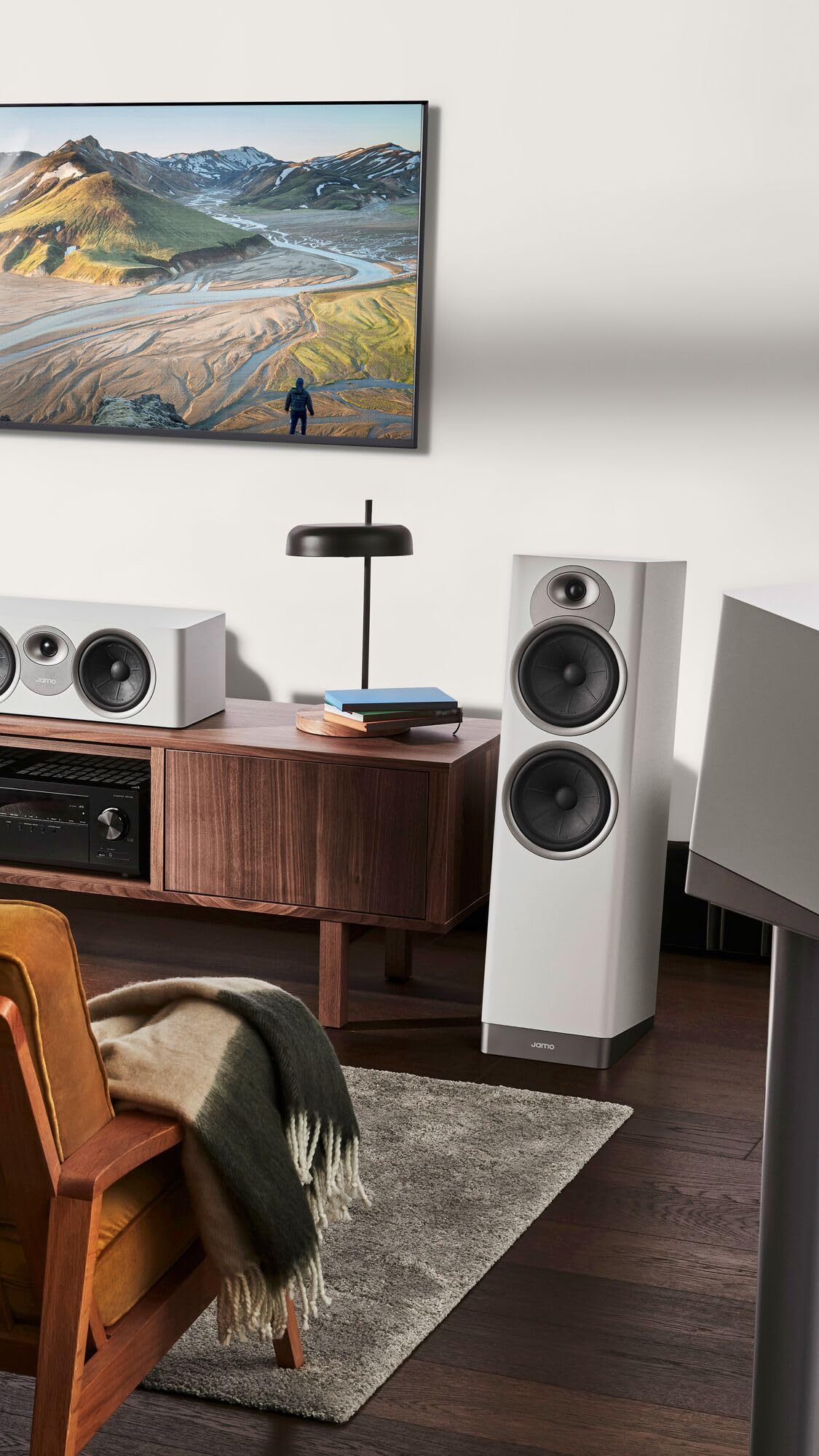 Jamo S7-27F Pair of Floor Speakers Grey Cloud Pareja de Altavoces de Suelo con woofers de 17 cm Gris