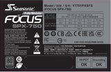 Seasonic Focus SPX-750 750W ATX23.1 Negro