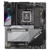 GIGABYTE X670E AORUS Master Placa Base - Compatible con AMD Ryzen 9000 Series CPUs, 16+2+2 Phases Digital VRM, up to 8000MHz DDR5 (OC), 2xPCIe 5.0 + 2xPCIe 4.0 M.2, Wi-Fi 6E, 2.5GbE LAN
