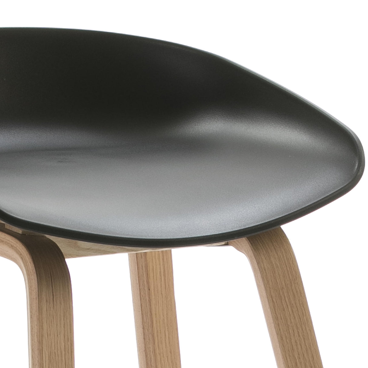 TABURETE 50X46X83 MADERA/METAL/ACRILICO NEGRO