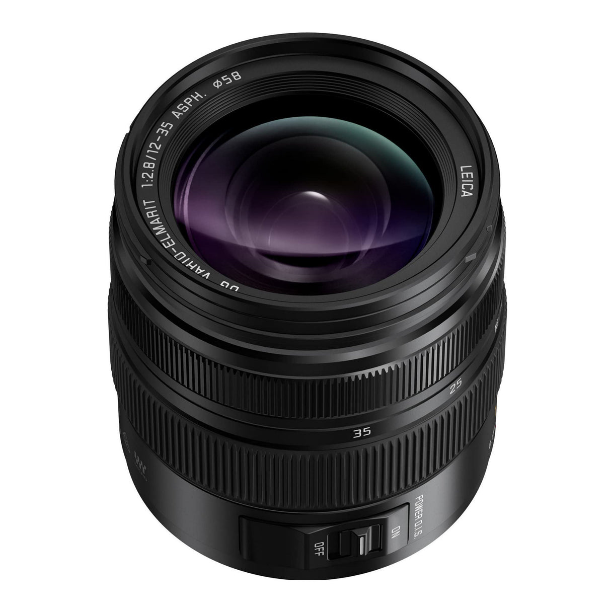 Panasonic LUMIX G Series Lente de cámara, 12-35 mm F2.8 Leica DG Vario-ELMARIT Lente Intercambiable para cámaras Digitales Micro Cuatro Tercios sin Espejo, Power O.I.S. - H-ES12035