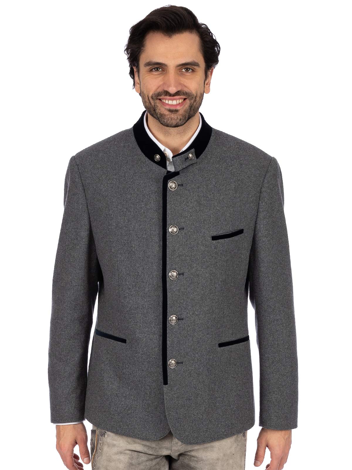 Stockerpoint Jacke Quintus Chaqueta de Traje de Negocios, Azul Noche de Piedra, 50 para Hombre