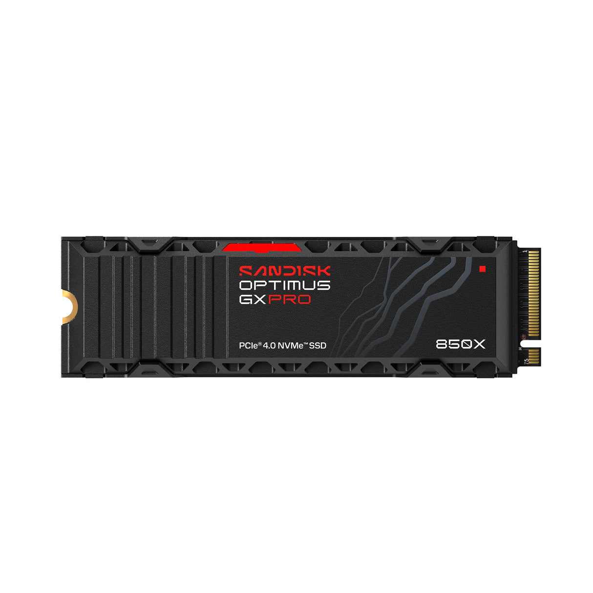 SANDISK Optimus GX Pro 850X NVMe SSD con disipador de Calor 4 TB (hasta 7300/6600 MB/s velocidades de Lectura/Escritura secuencial, M.2 2280, PCIe 4.0, hasta 2400 TBW)