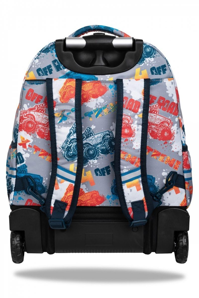 Coolpack F035671, Mochila escolar con ruedas STARR OFFROAD, Multicolor