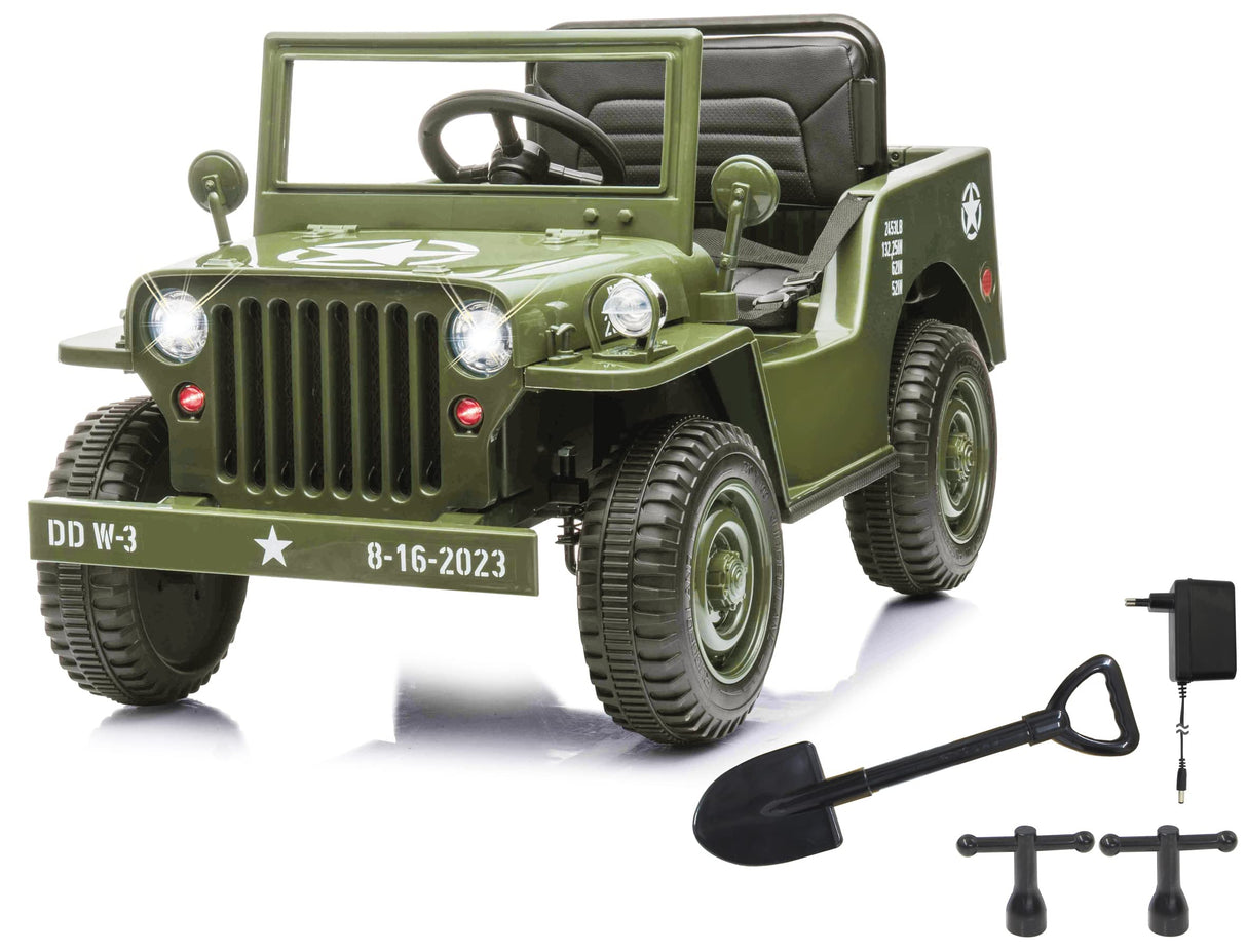 Jeep Willys MB Army Vert 12V