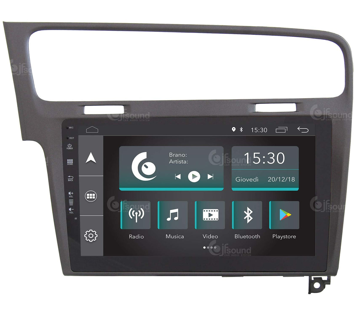 Jf Sound car audio system Radio de Coche Personalizada Golf 7 Android GPS Bluetooth WiFi Dab USB Full HD Touchscreen Display 10”