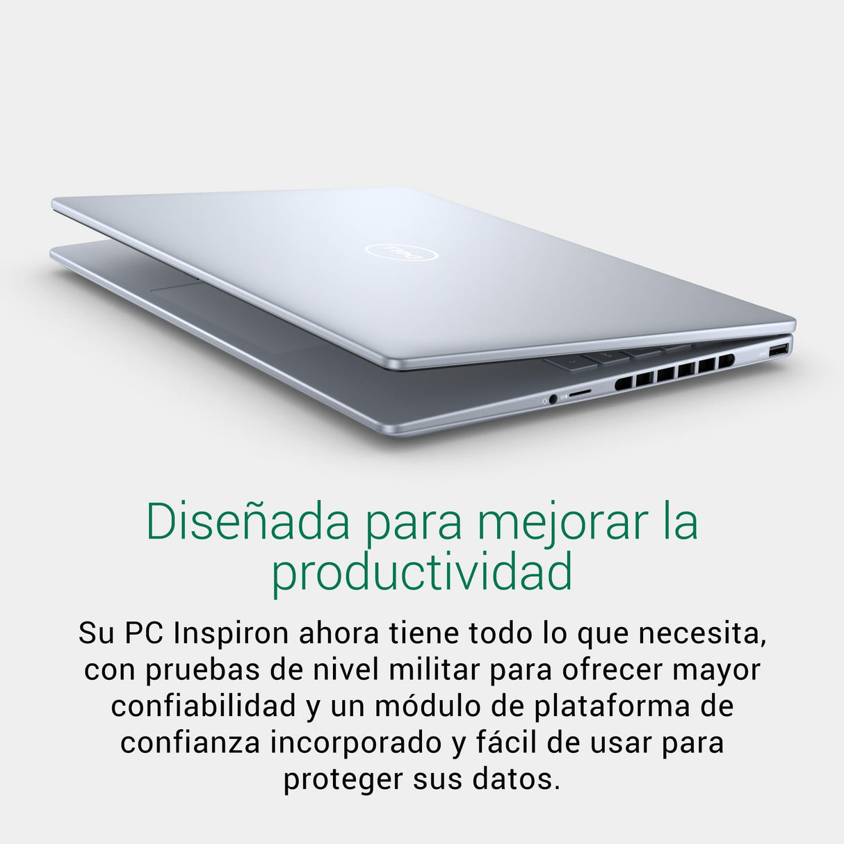 Dell Inspiron 14 Plus 7440 Ordenador Portátil de 14'' de 2.8K, Intel Core Ultra 7, Intel ARC Graphics, 32GB RAM, 1TB SSD, Fingerprint Reader, Windows 11 Home, Teclado QWERTY Español, Ice Blue