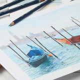 DERWENT Lápices Derwent Solubles en Agua, Para Pintar y Dibujar, Set de 48 en Caja de Madera de Regalo, Ideal para Matizar y Crear Capas, Calidad Profesional, 0700758