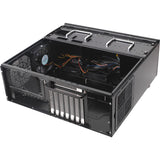 Silverstone SST-GD08B - Grandia HTPC ATX Carcasa de Ordenador, Rendimiento silencioso con Alto Flujo de Aire, Negro
