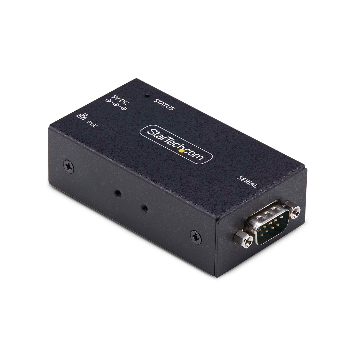 StarTech.com Adaptador Serie a Ethernet - Servidor LAN de Dispositivos Serie RS232 1 Puerto - PoE 802.3af - Carril DIN