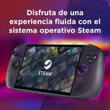Lenovo Legion Go S - Consola Portátil Gaming 8" WUXGA (AMD Ryzen Z1 Extreme, 16 GB RAM, 1 TB SSD, AMD Radeon Graphics, 120 Hz, Wi-Fi 6E, SteamOS en Español) – Violeta Oscuro