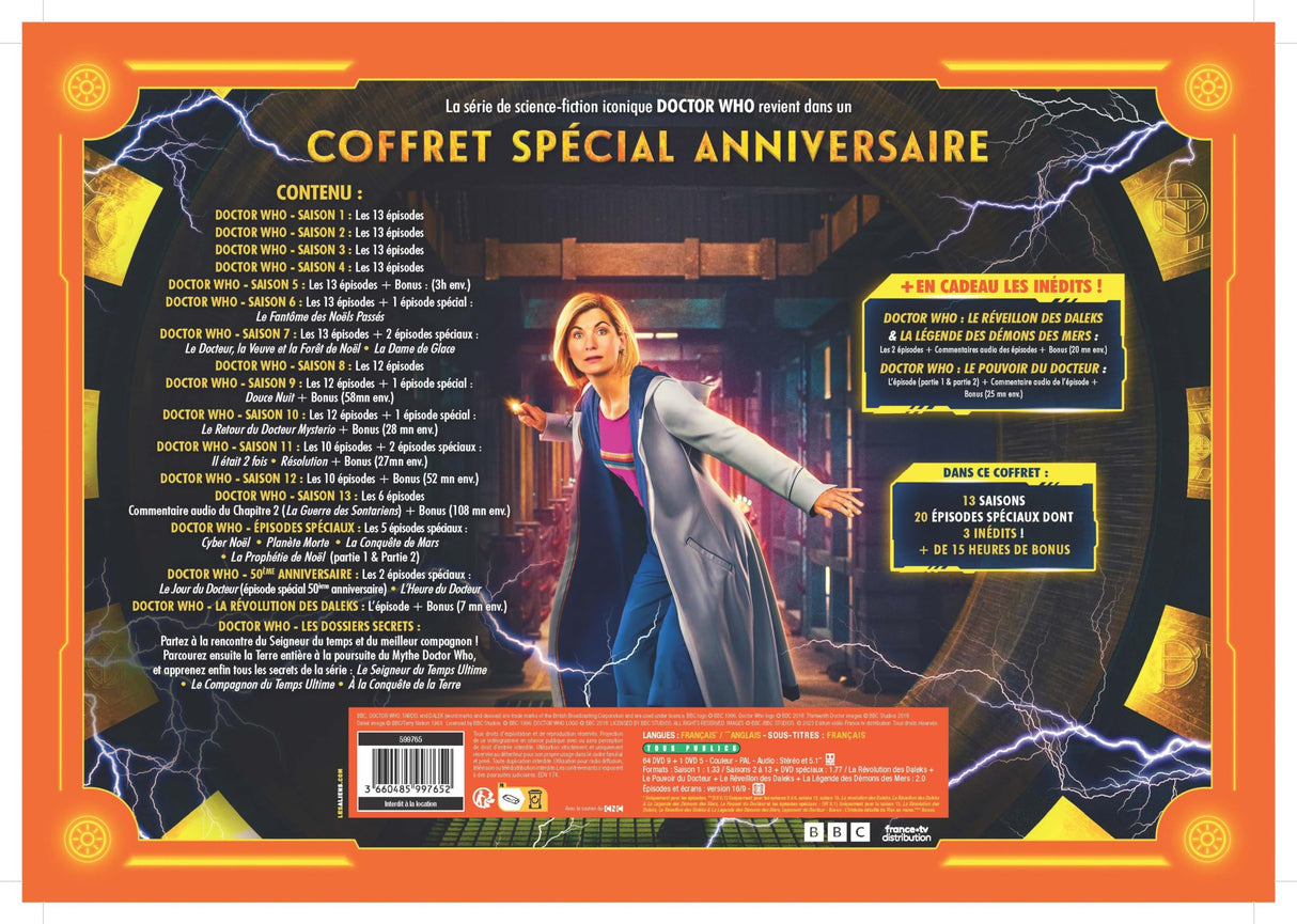 Doctor Who : L'intégrale des saisons 1 à 13 [Francia] [DVD]