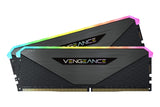 Corsair Vengeance RGB RT 32GB (2x16GB) DDR4 3600MHz C18 Memoria de Sobremesa (Iluminación Dinámica RGB, Optimizado para AMD 300/400/500 Series, Compatible con Intel 300/400/500 Series) Negro