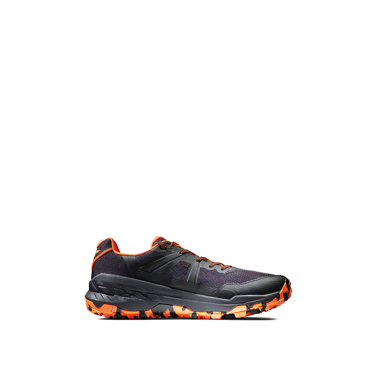 Mammut SERTIG II Low, Zapatillas de Senderismo Hombre, Black/Vibrant Orange, 44 EU