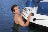 Bestway Bestway Hydro-Force Lazy Dayz - Isla de baño, Redonda, diámetro de 256 cm, Multicolor