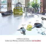 LG A9K-CORE2S - Aspirador Escoba, Kompressor 200W succión, con Doble batería y Sistema de compresión de Polvo, Silver