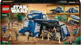 LEGO Star Wars 75435 MTT Separatista de la Batalla de Felucia - Juguete Interactivo con Speeder, 2 Minifiguras y 10 Figuras de Droides - Regalo para Niños de 9+ Años Fans de Las Guerras Clon