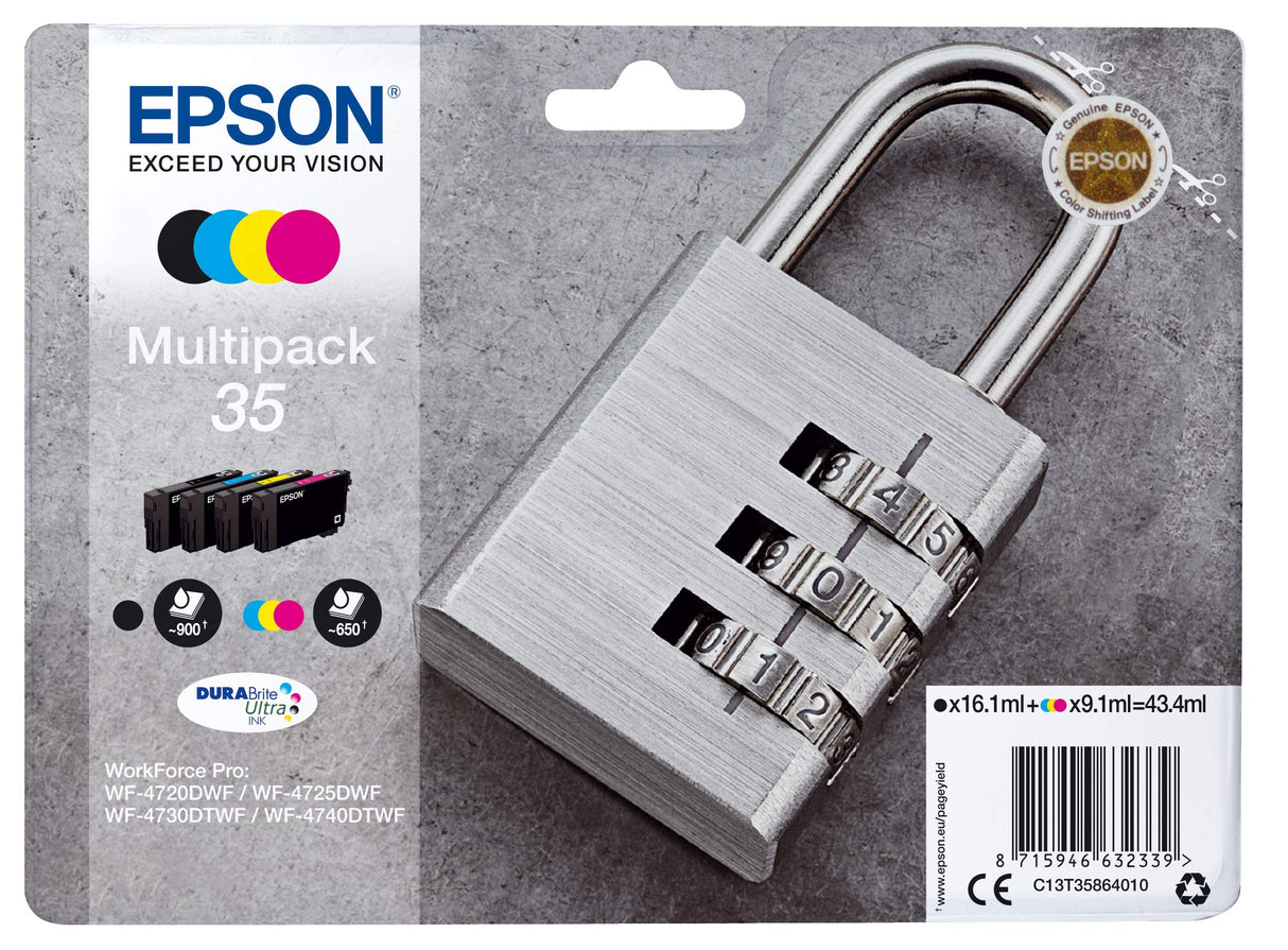 Epson Encre 35 N.C.J.M Multipack ala Negro L