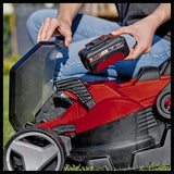 Einhell Cortacésped a batería GE-CM 36/34-1 Li-Solo Power X-Change (36 V, 33,5 cm ancho de corte, hasta 200 m², 30L bolsa recolectora, 25-65 mm altura de corte, sin batería)