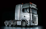 Tamiya 56371 1:14 RC Scania 770S 8x4/4 - Kit para Montar, camión RC, Control Remoto, camión, camión, Juguete de construcción, modelismo, Bricolaje, sin Pintar
