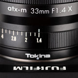 Tokina ATX-m 33mm F1,4 Limited Fuji X, Negro