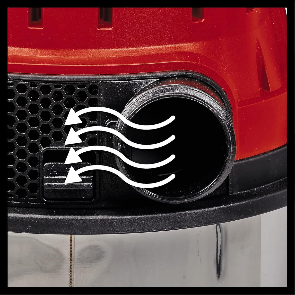 Einhell Aspirador en seco y húmedo TE-VC 2240 SACL (1500 W, 225 mbar, filtro de pliegues HEPA incl. sistema de limpieza de filtro, 40 l, clase de protección frente al polvo L, enchufe automático)