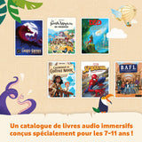 lunii - Caja de Viaje FLAM Jugar los Lobos de Thiercelieux-para niños de 7 a 12 años-2 Libros interactivos de Audio incluidos-Caja de Historias Fabricada en Francia