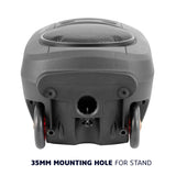 Ibiza - PORT8UHF-MKII-TWS - Altavoz portátil de 8"/400 W MAX con 1 micrófono con cable y 1 micrófono UHF, mando a distancia y maletín de transporte - Bluetooth, USB, SD y TWS - 6-8 horas de autonomía