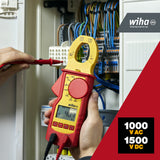 Wiha Clamp meter up to 1.000 VAC / 1500 VDC CAT IV (45219)