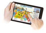Clementoni Globo Terráqueo Interactivo, bola del mundo interactiva con sonido y App, a partir de 7 años, idioma español (55117), Multicolor