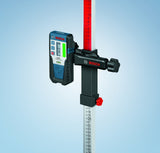 Bosch Professional Receptor láser LR 1 G (haz láser verde, 1 batería de 9 V, alcance 0–200 m)