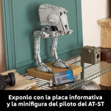 LEGO Star Wars 75417 Caminante AT-ST - Kit de Maquetas para Adultos - Figura Articulada de la Colección UCS con Minifigura y Placa Informativa - Regalo para Hombres y Mujeres Fans