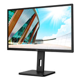 AOC Q32P2 Monitor 32 Pulgadas QHD, 75Hz, IPS, 4 ms GtG, Adaptive Sync., Altura ajustable, Altavoces (2560x1440, 2x HDMI 1.4, 1x DP 1.2, USB-Hub), Negro