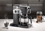Caso Cafetera de goteo Aroma Sense - Cafetera de diseño, Capacidad 1,25L para 10 tazas, 1550W de Potencia, temporizador, filtro permanente, apagado automático, Pantalla táctil, negra