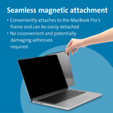 Kensington Filtro de privacidad magnético MagPro Elite diseñado para MacBook Pro de 16'' (2021 y posteriores) M1, M2, M3 Pro/Max, protector extraíble, antideslumbrante, reduce la luz azul (K58371WW)