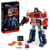 LEGO Icons Optimus Prime, Maqueta para Construir para Adultos, Modelo 2-en-1 Transformers, Robot y Camión, Idea de Regalo para Hombres y Mujeres 10302