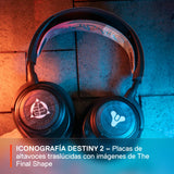 Steelseries Arctis Nova 7P Wireless Auriculares - Destiny 2 Final Shape Edition - Objetos - 2,4GHz + Bluetooth - Batería USB-C - PS,PC,Switch