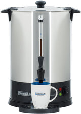 Casselin cpc100s percolador de café (100 tazas SP, acero inoxidable
