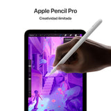 Apple iPad Mini (A17 Pro): Pantalla Liquid Retina de 8,3 Pulgadas, 256 GB, Wi Fi 6E, cámaras Frontal y Trasera de 12 Mpx, Touch ID, autonomía para un día Entero – Azul