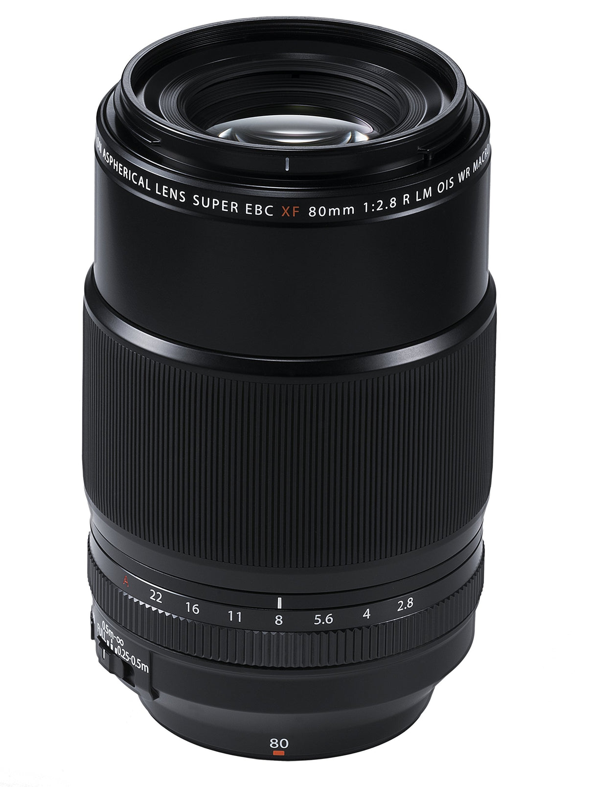 Fujifilm Fujinon XF80 mm - Objetivo (F2.8 R LM OIS WR Macro) Color Negro